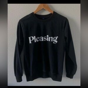 Black Graphic Pleasing Sweatshirt